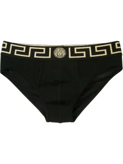 Versace A80G BLACK Slip Greca Homme
