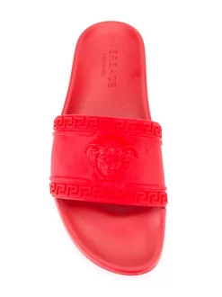 Versace Claquettes Medusa D6G RED -Pas Cher Versace Boutique 11916199 8957223 600