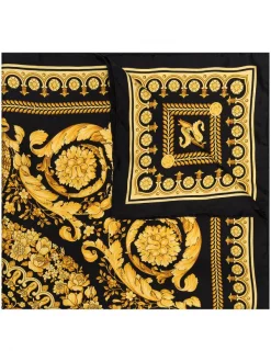 Versace I7900 NERO/ORO Foulard à Imprimé Femme