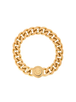 Versace KOT Bracelet à Breloque Logo Homme