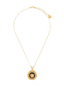 Versace Medusa Tribute Pendant Necklace Femme