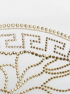 Versace A001 BIANCO T-shirt à Motif Medusa Homme -Pas Cher Versace Boutique 14100016 18610536 600