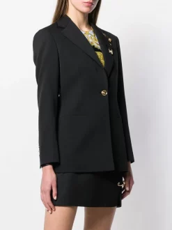 Versace Blazer Long Classique Femme -Pas Cher Versace Boutique 14109010 18792471 600