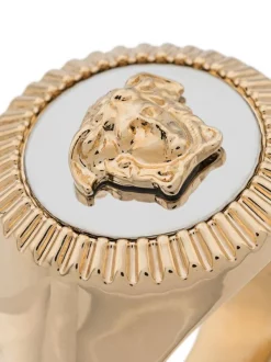 Versace Bague Enamel Medusa DPOC PALLADIO-ORO CHIARO -Pas Cher Versace Boutique 14257240 20310021 600