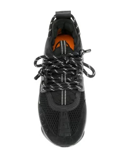 ( Access Edit ) Versace D41 NERO Baskets Chain Reaction Femme -Pas Cher Versace Boutique 14313913 20607687 600