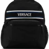 Versace Sac à Dos à Logo D41P NERO PALLADIO