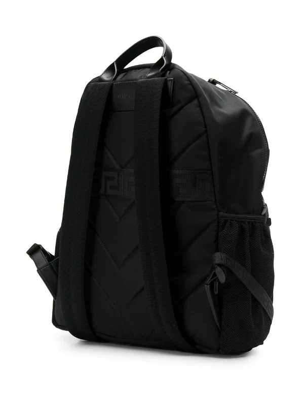 Versace Sac à Dos à Logo D41P NERO PALLADIO 3 Versace Sac à Dos à Logo D41P NERO PALLADIO – Image 3