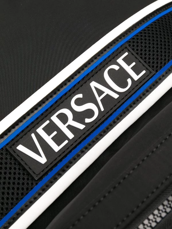 Versace Sac à Dos à Logo D41P NERO PALLADIO 4 Versace Sac à Dos à Logo D41P NERO PALLADIO – Image 4