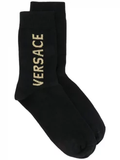 Versace Chaussettes à Logo I450