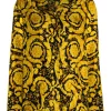Versace Chemise De Pyjama En Soie à Imprimé Baroque Femme