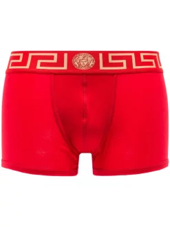 ( Positively Conscious ) Versace Boxer à Bordure Greca Homme