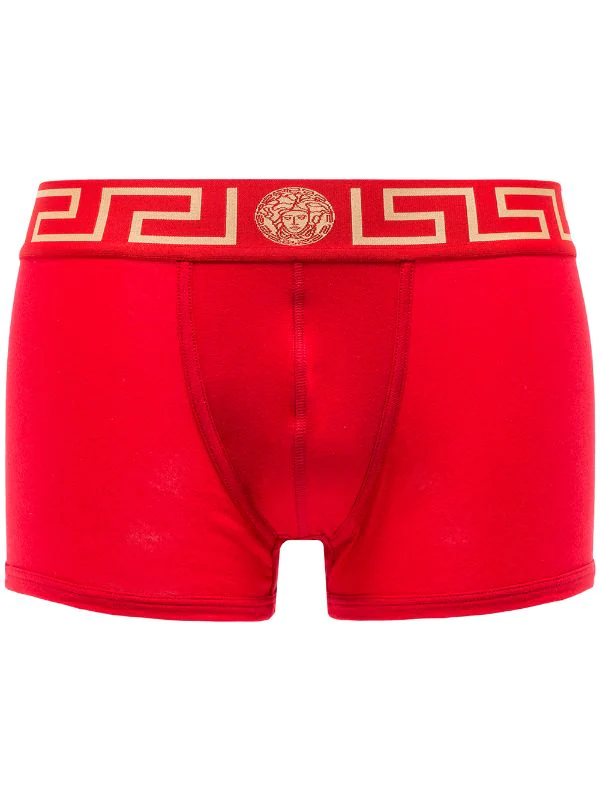 ( Positively Conscious ) Versace Boxer à Bordure Greca Homme 1 ( Positively Conscious ) Versace Boxer à Bordure Greca Homme