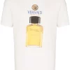 Versace T-shirt à Logo Imprimé Homme