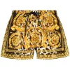 Versace Short De Bain à Imprimé Baroque Homme