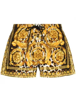 Versace Short De Bain à Imprimé Baroque Homme