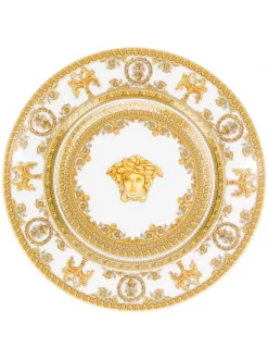 Versace BAROQUE BIANCO BROTTELLER 18 CM Assiette Medusa Baroque 18cm Femme