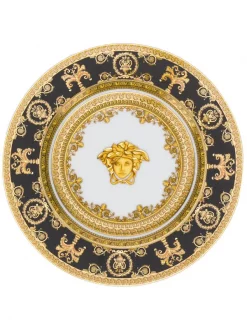 Versace BAROQUE NERO BROTTELLER 18 CM Assiette Ronde I Love Baroque 10cm Femme