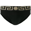 ( Positively Conscious ) Versace A80G NERO GRECA ORO Boxer à Logo Medusa Homme