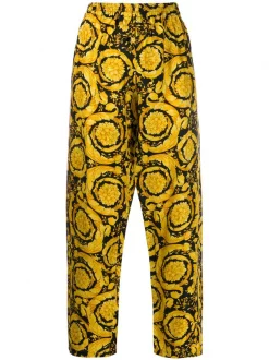 Versace A7900 Pantalon De Pyjama à Imprimé Baroque Femme