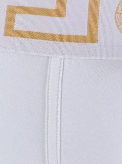 ( Positively Conscious ) Versace Boxer à Bande Logo Medusa Greek Key A81H BIANCO GRECA ORO -Pas Cher Versace Boutique 14665403 23132550 600