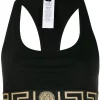 ( Positively Conscious ) Versace A1008 BLACK GOLD Soutien-gorge Medusa Greek Key Femme