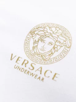 ( Positively Conscious ) Versace T-shirt à Logo Poitrine Medusa A1001 -Pas Cher Versace Boutique 14670961 22995548 600