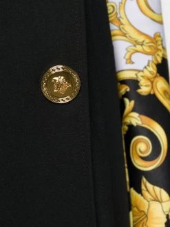 Versace A1008 BLACK Robe Sans Manches à Boutonnière Croisée Femme 11 Versace A1008 BLACK Robe Sans Manches à Boutonnière Croisée Femme -Pas Cher Versace Boutique 14685478 23203050 600