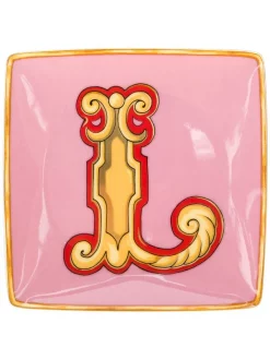 Versace 15253 HOLIDAY ALPHABET L Assiestte Holiday Alphabet 'L' Femme