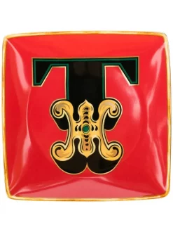 Versace Assiestte Holiday Alphabet 'T' Femme