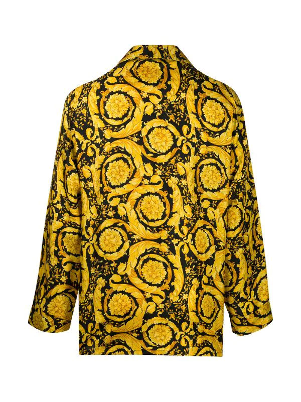 Versace Chemise De Pyjama à Imprimé Baroque Homme 2 Versace Chemise De Pyjama à Imprimé Baroque Homme – Image 2