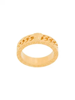 Versace D00H Bague à Détail De Medusa Femme