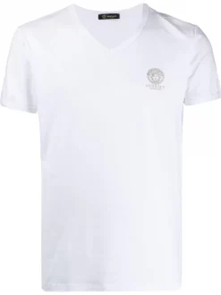 Versace T-shirt à Logo Medusa Homme