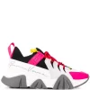 Versace Baskets Squalo DWNF BIANCO NERO FUXIA