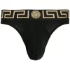 ( Positively Conscious ) Versace Boxer à Bord Greca A80G NERO GRECA ORO