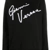 Versace Sweat à Encolure Ras Du Cou GV Signature A1008 NERO