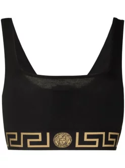 ( Access Edit ) Versace Brassière De Sport à Bord Greca Femme