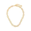 Versace Collier Greek Key DCO0H CRYSTAL ORO CALDO
