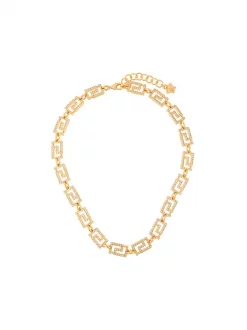 Versace Collier Greek Key DCO0H CRYSTAL ORO CALDO