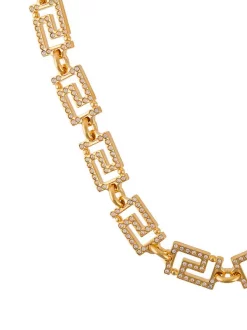 Versace Collier Greek Key DCO0H CRYSTAL ORO CALDO -Pas Cher Versace Boutique 15131455 25914945 600