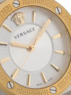 Versace GOLD/ SILVER Montre Greca Logo 43mm Femme -Pas Cher Versace Boutique 15150560 26702065 600