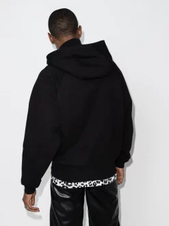 Versace A1008 NERO Sweat à Logo Imprimé à Capuche Homme -Pas Cher Versace Boutique 15258897 28816727 600