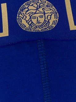 ( Positively Conscious ) Versace A85K BLUE Boxer à Bord Greca Homme -Pas Cher Versace Boutique 15260708 27321919 600