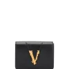 Versace Petit Porte-monnaie Virtus K41OT NERO ORO