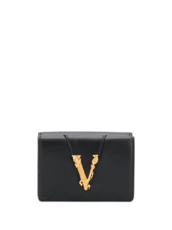 Versace Petit Porte-monnaie Virtus K41OT NERO ORO