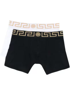 Versace Boxer à Bande Greca Homme