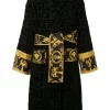 Versace Peignoir à Détail De Motif Barocco Femme