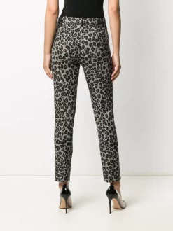 Versace Pantalon Droit à Imprimé Léopard Femme -Pas Cher Versace Boutique 15354576 28030705 600