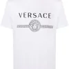 ( Positively Conscious ) Versace A1001 BIANCO OTTICO T-shirt à Imprimé Medusa Homme