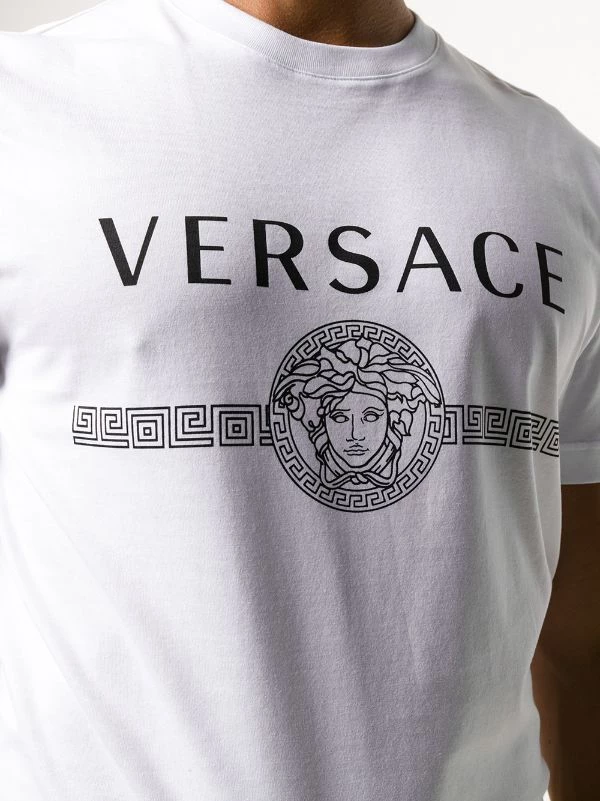( Positively Conscious ) Versace A1001 BIANCO OTTICO T-shirt à Imprimé Medusa Homme 5 ( Positively Conscious ) Versace A1001 BIANCO OTTICO T-shirt à Imprimé Medusa Homme – Image 5