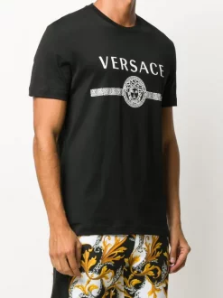 ( Positively Conscious ) Versace T-shirt à Logo Imprimé A1008 7 ( Positively Conscious ) Versace T-shirt à Logo Imprimé A1008 -Pas Cher Versace Boutique 15355631 27695922 600